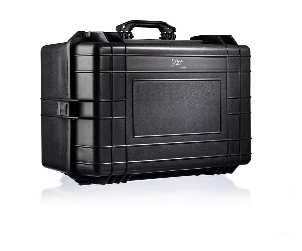 Apollo 5026 - Custodia protettiva in plastica resistente con schiuma multistrato, antiurto, design sottile, antigraffio e leggera, interno personalizzabile