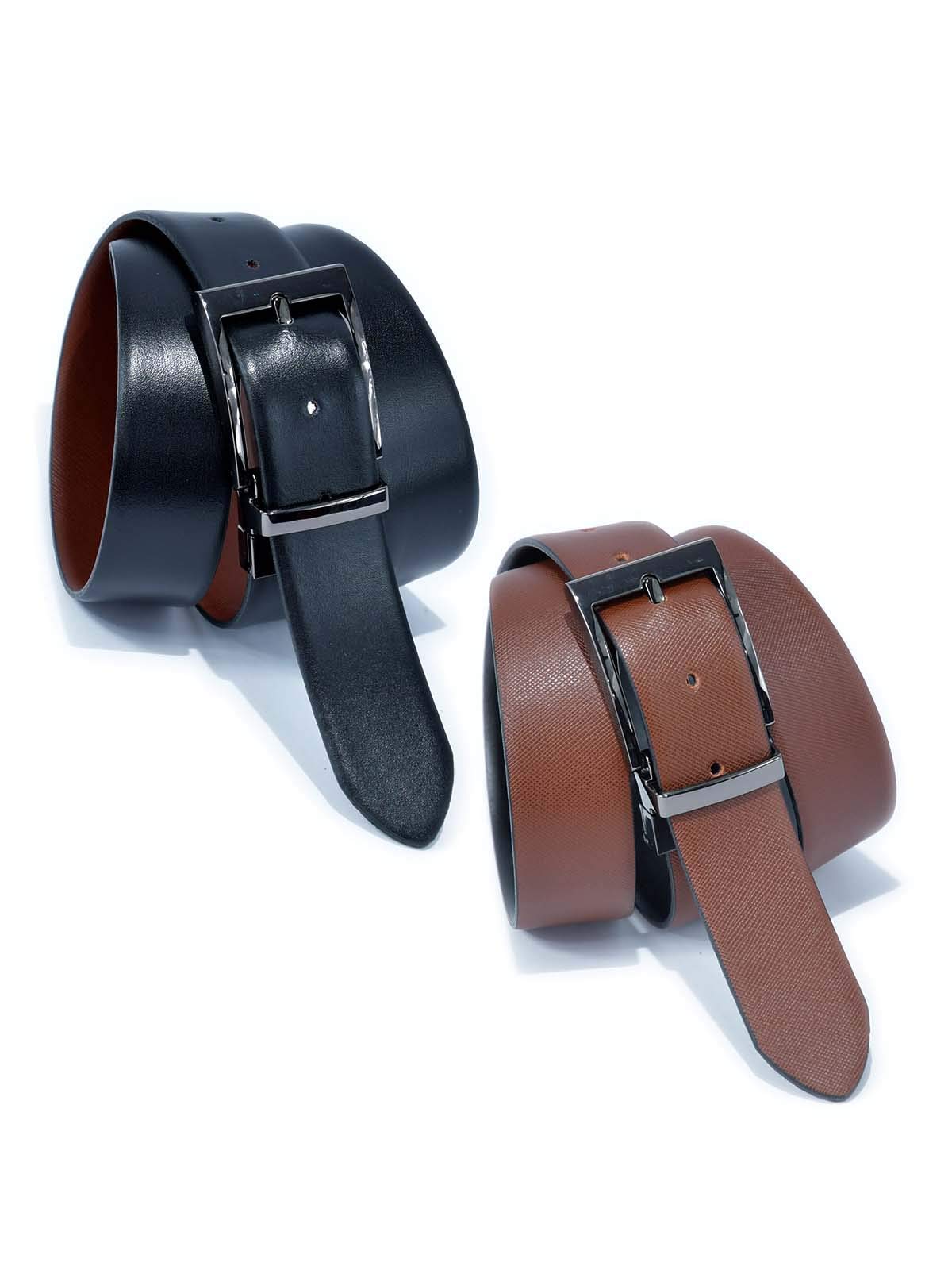 LLOYD-Herren-Wendegürtel 35mm Schwarz-Braun 85