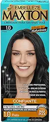 Tinta de Cabelo Maxton Preto 1.0 Confiante
