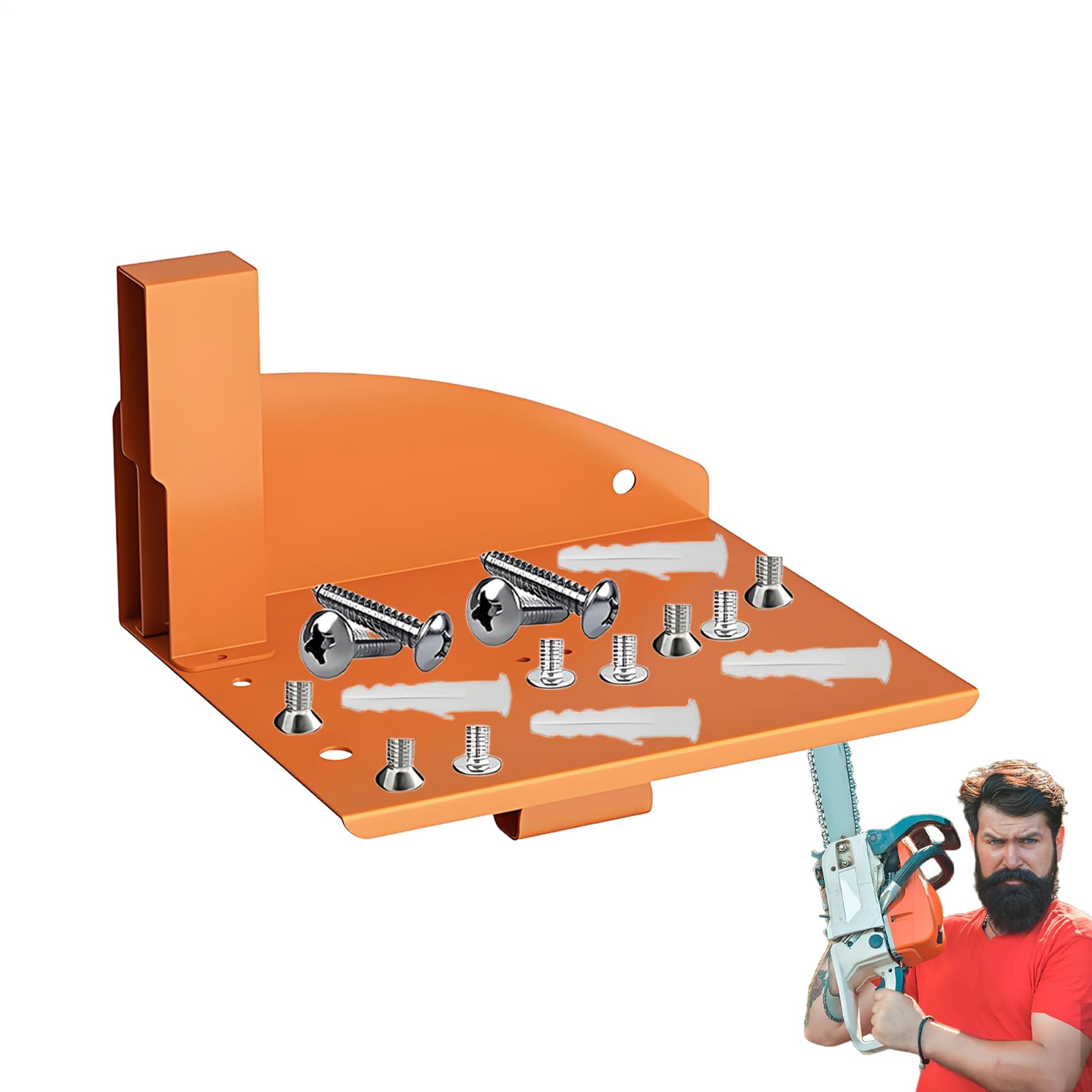 Genérico Porta Motosierra Ganchos De Pared Extra Resistentes