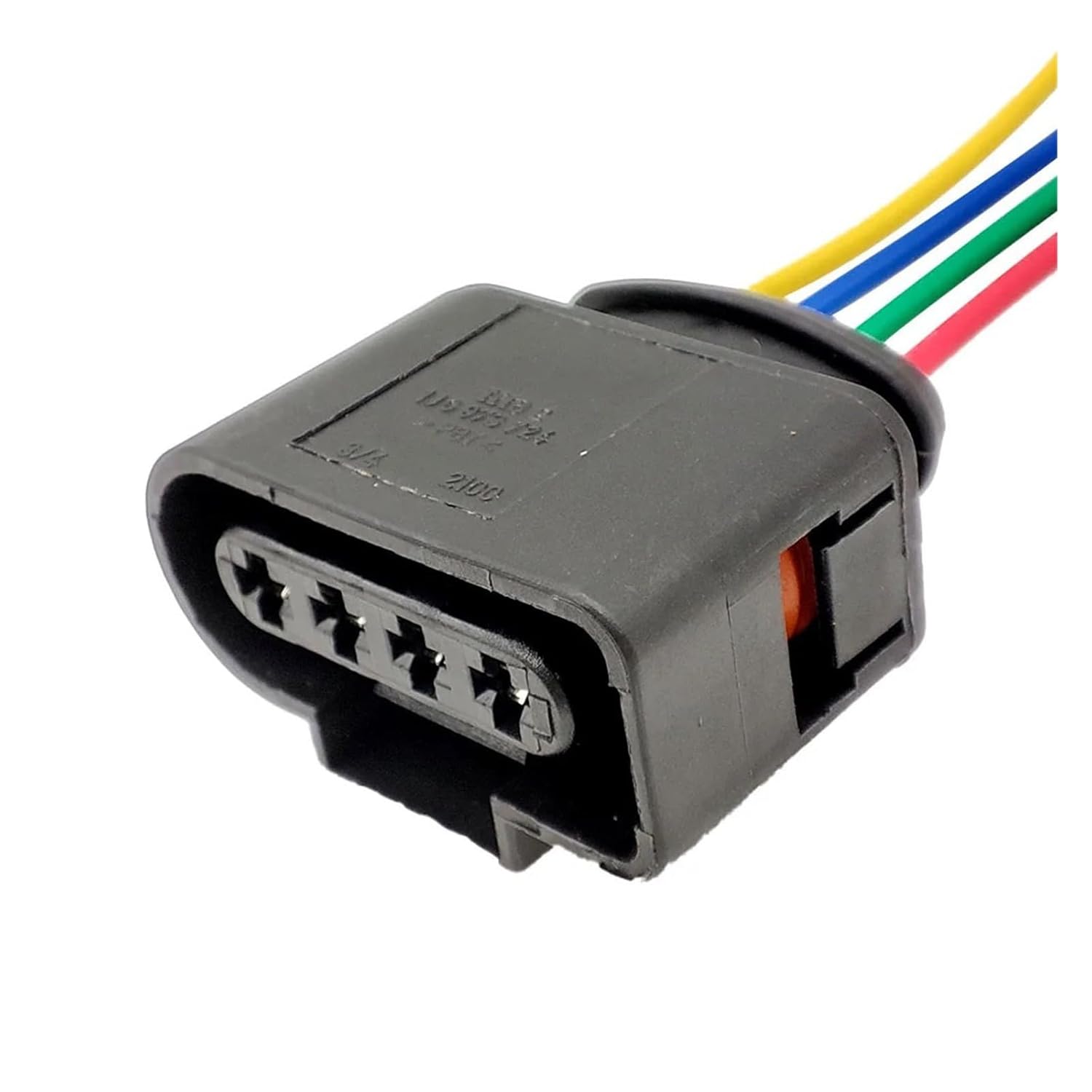 4 Pin Ignition Coil Wire Harness Plug Auto Waterproof Connector with Wires 8K0973724(5pcs)
