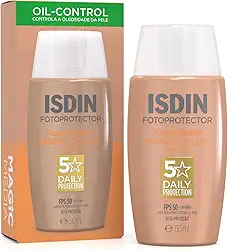 ISDIN Protetor Solar Facial Fusion Water Magic Color FPS 50 - Cor Média - 50ml