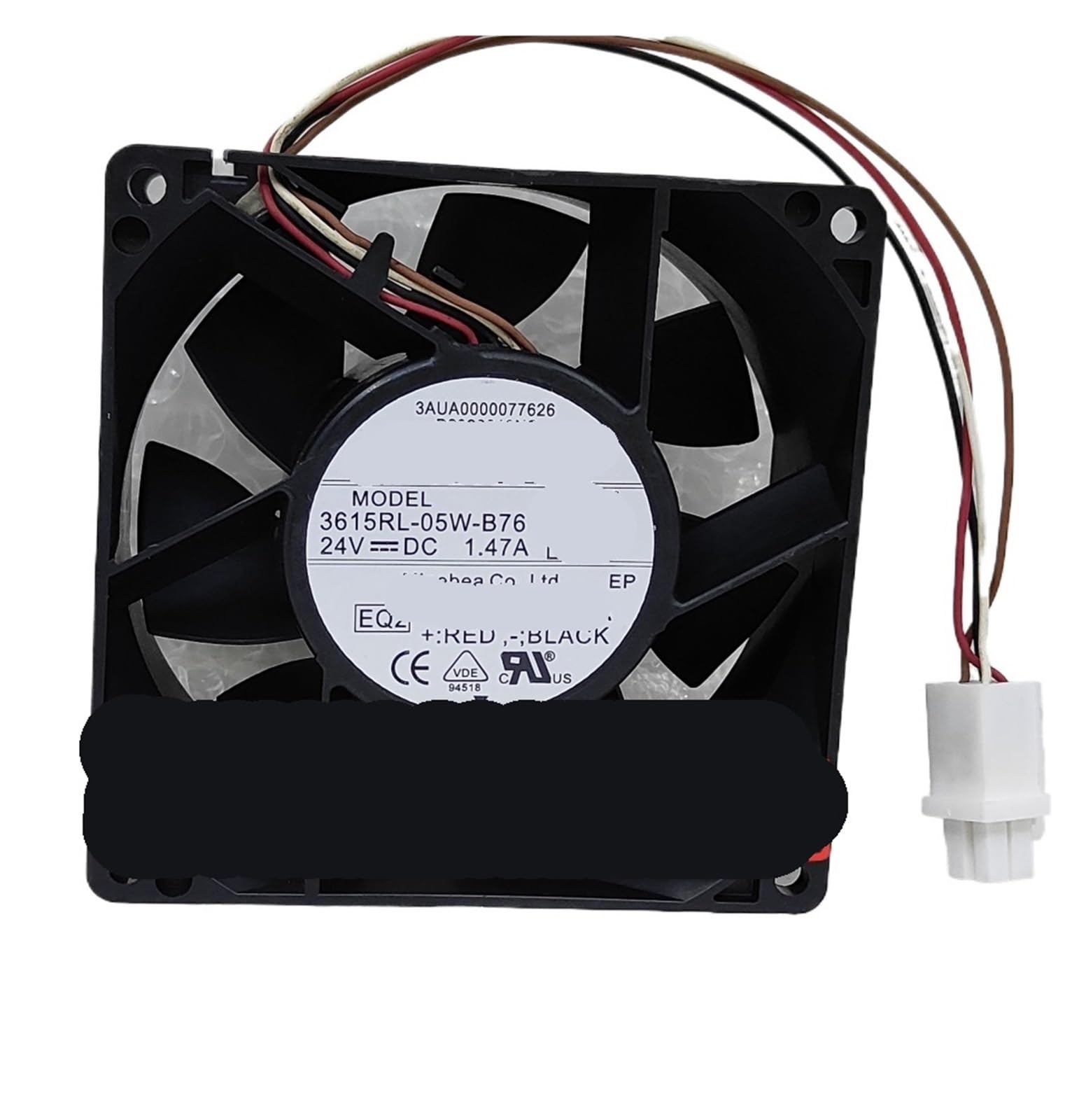 Ventilateur DC 24V 3615RL-05W-B76 EQ2 pour refroidissement de projet d'impression 3D