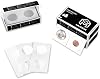 MUDOR 400 Pack Upgraded Premium Coin Flips, 8 Assorted Cardboard Coin Holder fits Dime,Cent, Nickel,Quarter,Small Dollar, Half Dollar, Big Dollar, Mylar Coin Flips 2x2, Paper Coin Holders