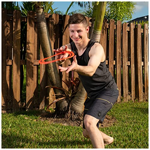 Aerobie Sprint Flying Ring Wurfring mit Durchmesser 25,4 cm, orange