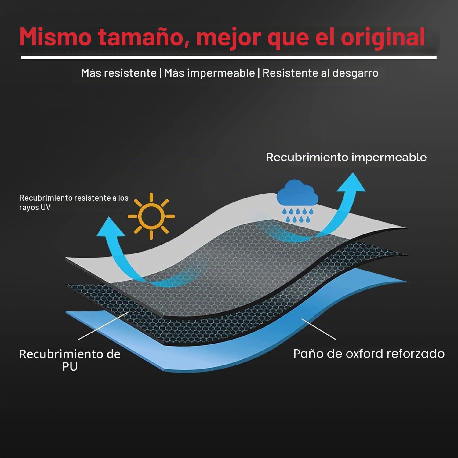 Zettum Funda para Bicicleta estática de Poliuretano 600D, Impermeable, para Almacenamiento Exterior, Fundas de Bicicleta Resistentes para Merach, Wenoker, Bicicleta Vertical, Funda para Bicicleta