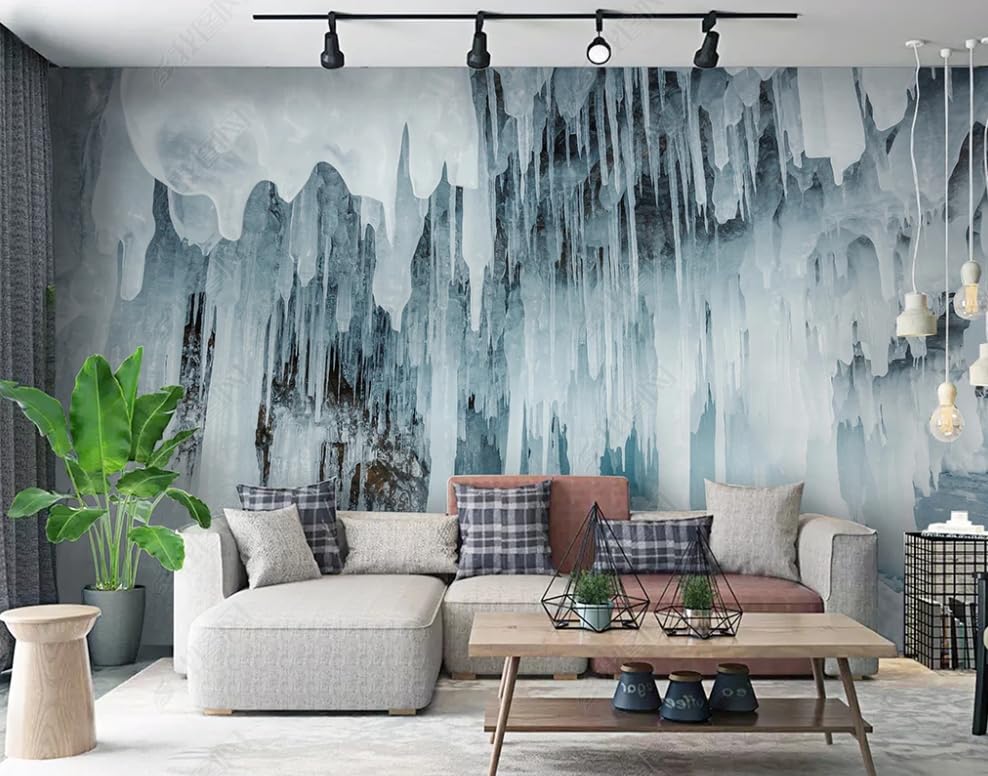 Papier Peint Intissé Crème Glacée poster géant mural salon chambre restaurant décoration 450x315cm