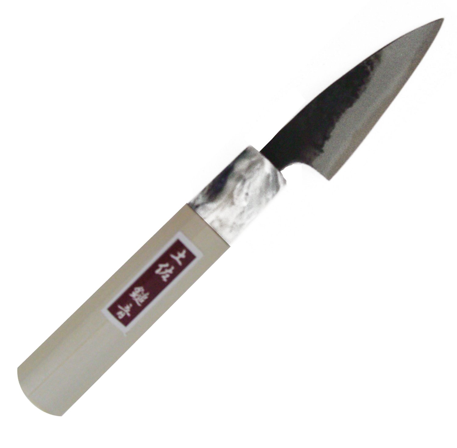 Tosa Blade Knife, Black Hammered Small Yanagi Blade Knife, Blue Steel, No. 2, 3.0 inches (75 mm) : Home & Kitchen