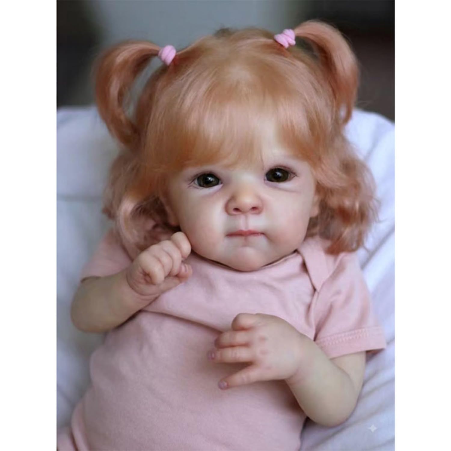 Lonian 45cm Bambole Reborn Baby Girl (Occhi marroni)