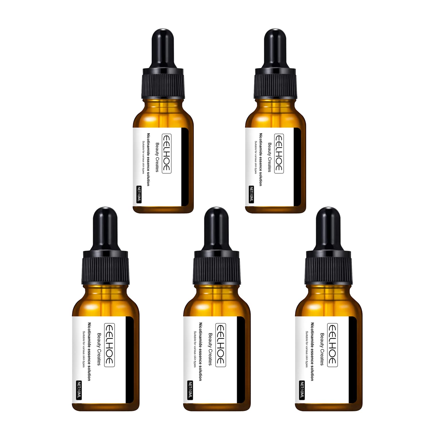 Activeskin Advanced Ageless Serum, New Instant Perfection Wrinkles Essence - Whhrle Always Young Lactobionic Acid, Zero Pore Instant Perfection Serum (5PCS)