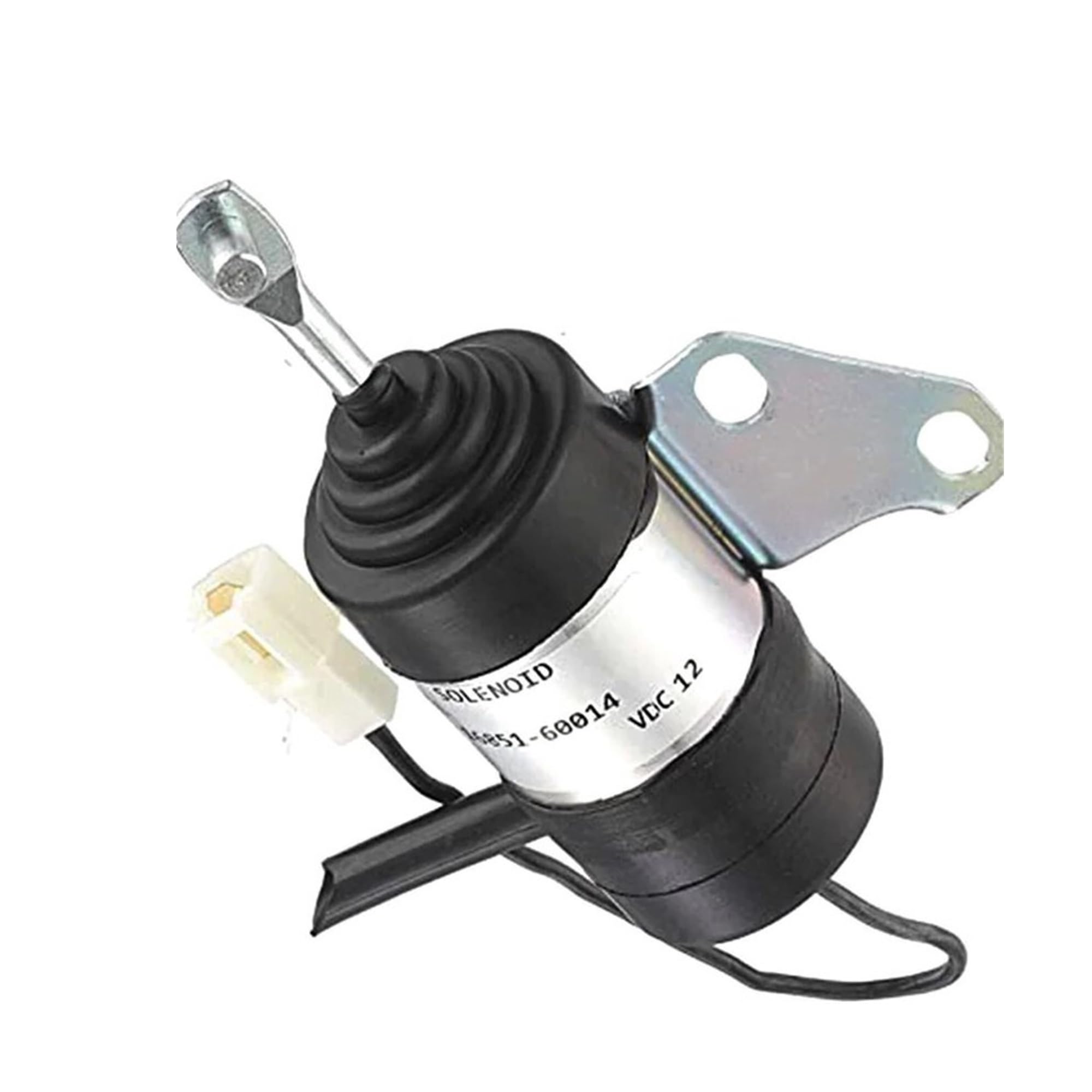 Solenoide de corte de combustible Solenoide de control del acelerador de 12 V, solenoide de corte de combustible 6670776, compatible con motores 316, 319 y 320