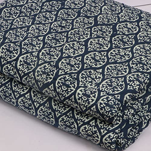 Edredones Kantha de algodón con estampado floral manta bohemia 90x108 2