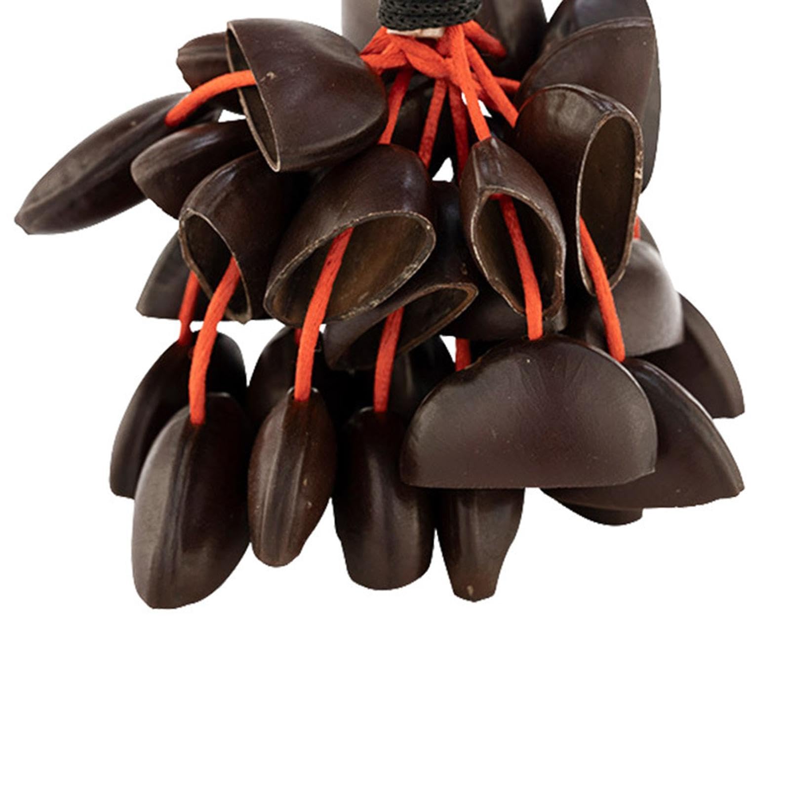 Shell Nut Shaker Percussion Instrument à Main En Bois Noix Naturelle Maracas Clochette Éducative Adaptée pour Enfants Enseignants Décoration Intérieur, D