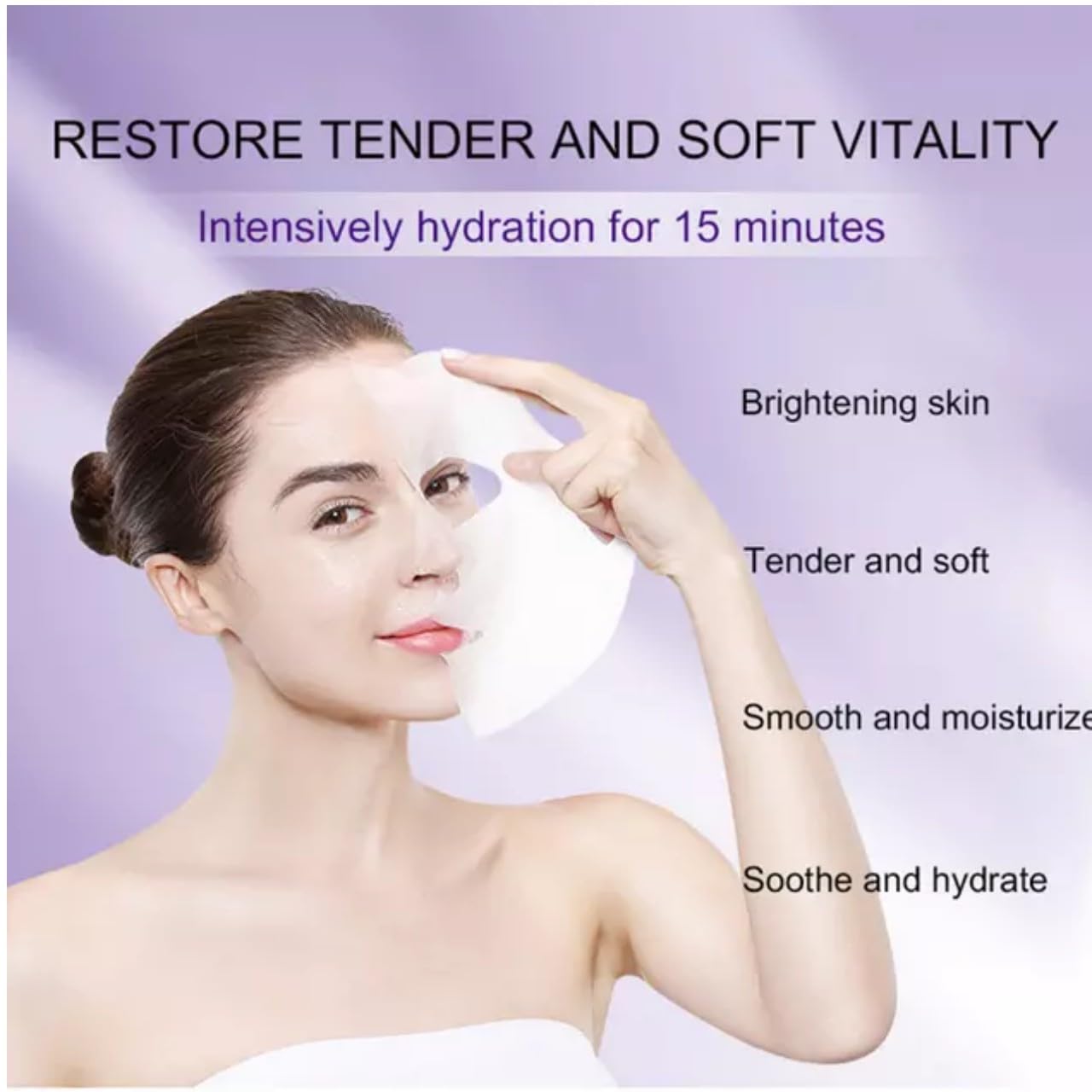 MASK QUEEN Beauty Skin Brightening & Blackhead Removal Facial Sheet Mask (Honey) Suitable For All Skin Type Women & Men Pack Of (02) 40 ml MASK QUEEN Beauty Skin Brightening & Blackhead Removal Facial Sheet Mask (Honey) Suitable For All Skin Type Women & Men Pack Of (02) 40 ml