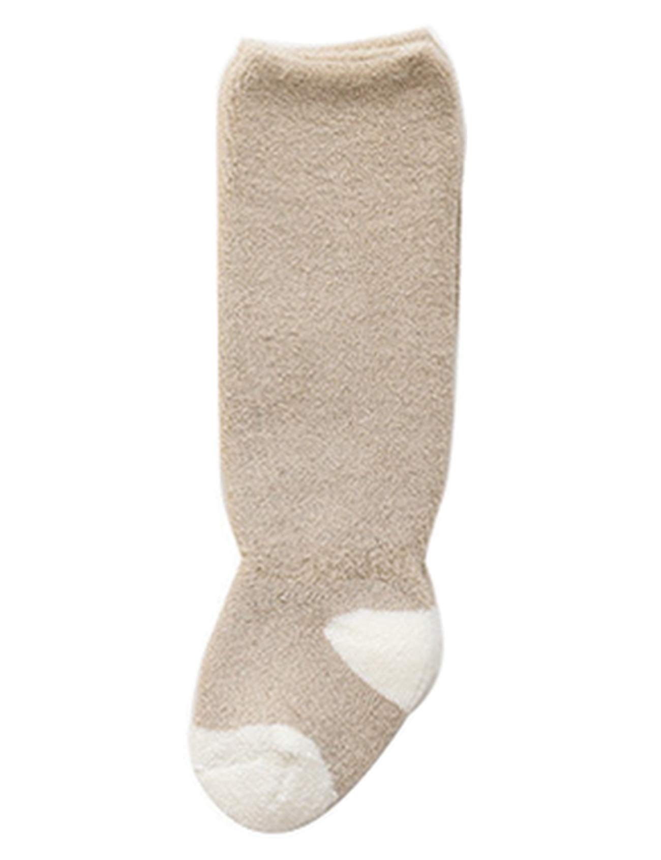 Jueshanzj Baby Toddlers Knee High Socks Infants Newborn Tube Long Stockings Khaki 6-12 Months