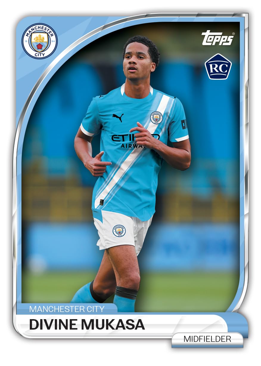 Boîte collector Manchester City 2025/26 – Contient 35 cartes, y compris les LE et les parallèles