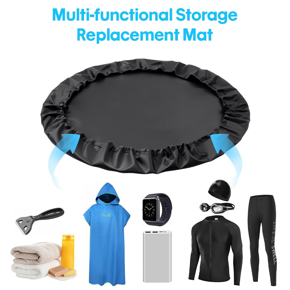 Bolsa para Traje De Neopreno,Cambiador De Traje De Neopreno,Cambiador de Surf,Impermeable,Portátil,para Viajes,Deportes Acuáticos,Kayak,Negro,90cm