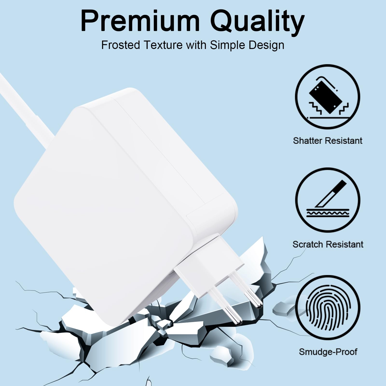 Chargeur 85W Pour MacBook – Compatible Air/Pro 13-17 Pouces (2012-2017) | Câble T-Tip Magnétique, Charge Rapide