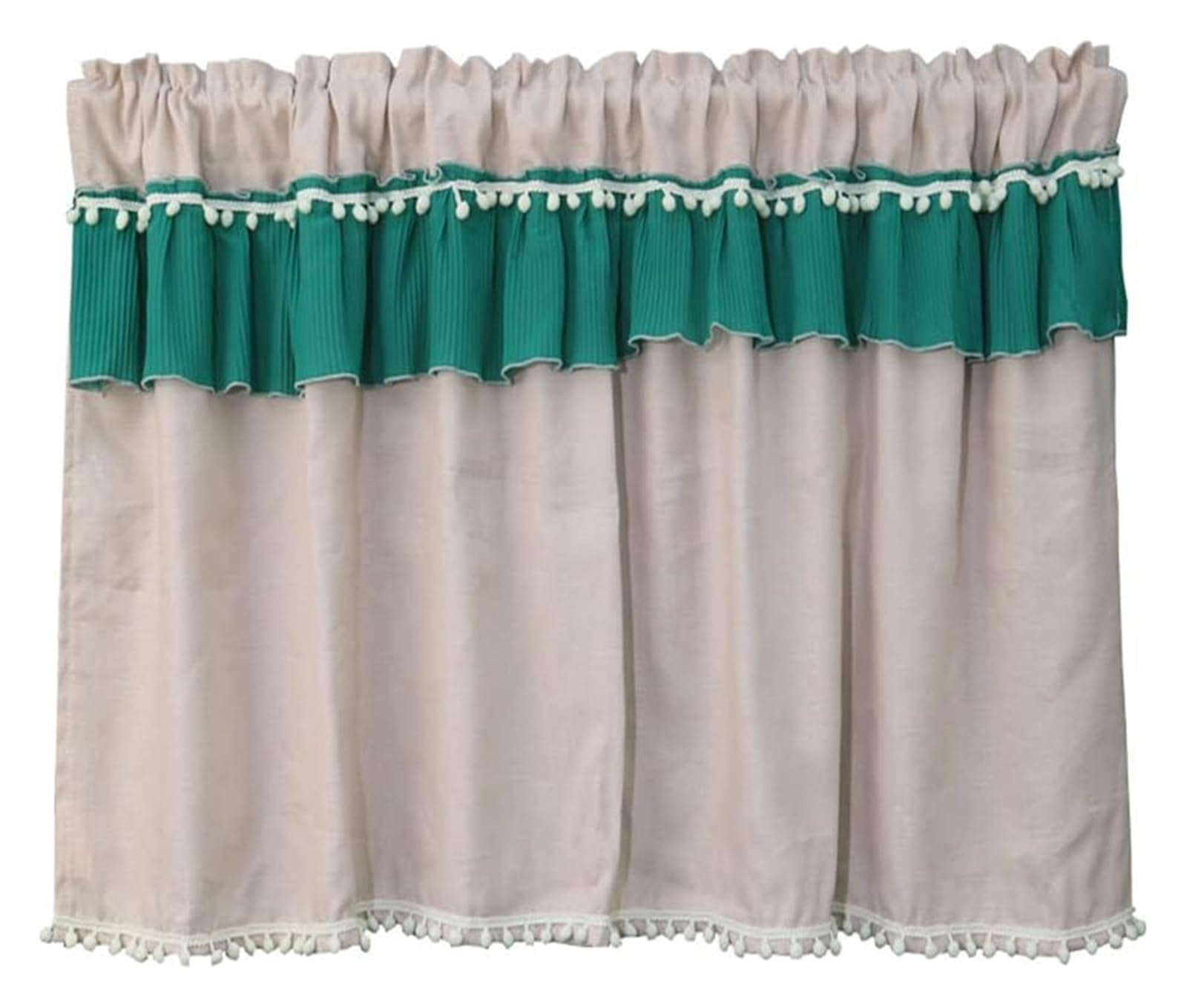Zasłona Valance do połowy okna, zasłony do drzwi szafy, krótka zasłona zaciemniająca do sypialni, szara nieprzezroczysta półkarnisz termiczny blokujący światło kieszonkowe(140cm x 200cm/55"*79")