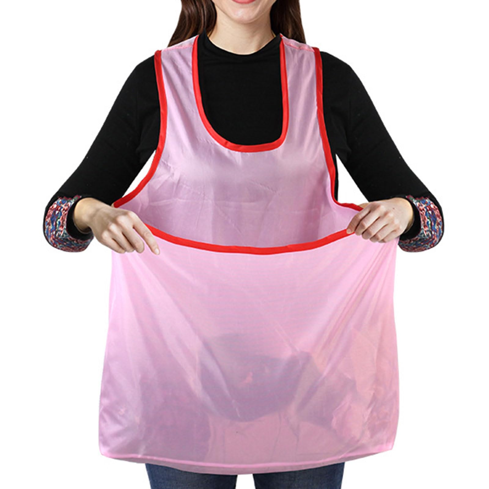 Kalttoy Large Capacity Laundry Apron with Ergonomic Shoulder Straps Oxfords Fabric Pocket for Clothes Drying Organizers Portable Laundry Drying Apron