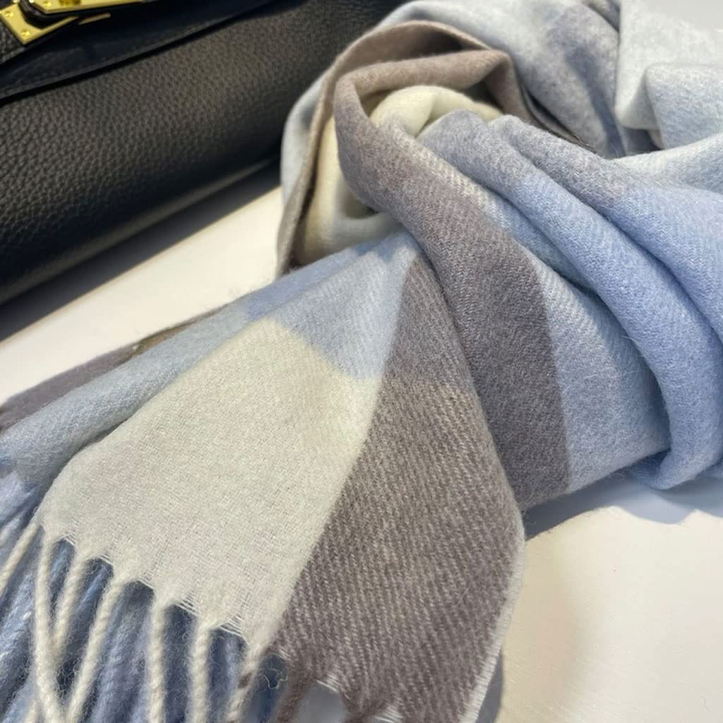 Sciarpa Invernale Elegante Sciarpina Confortevole sciarpa di lana calda moda plaid donne sciarpe inverno scialle caldo e avvolgere la nappa lunga femminile Calda