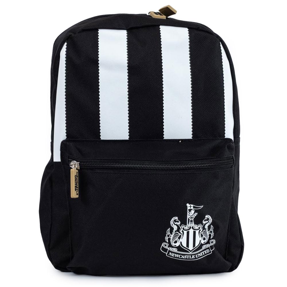 Hy-Pro Officially Licensed Newcastle United F.C. Backpack – Small, Lightweight, Rucksack, NUFC, Newcastle United Merchandise, Newcastle Crest and Colours, for Kids and Adults, Great Gift Idea