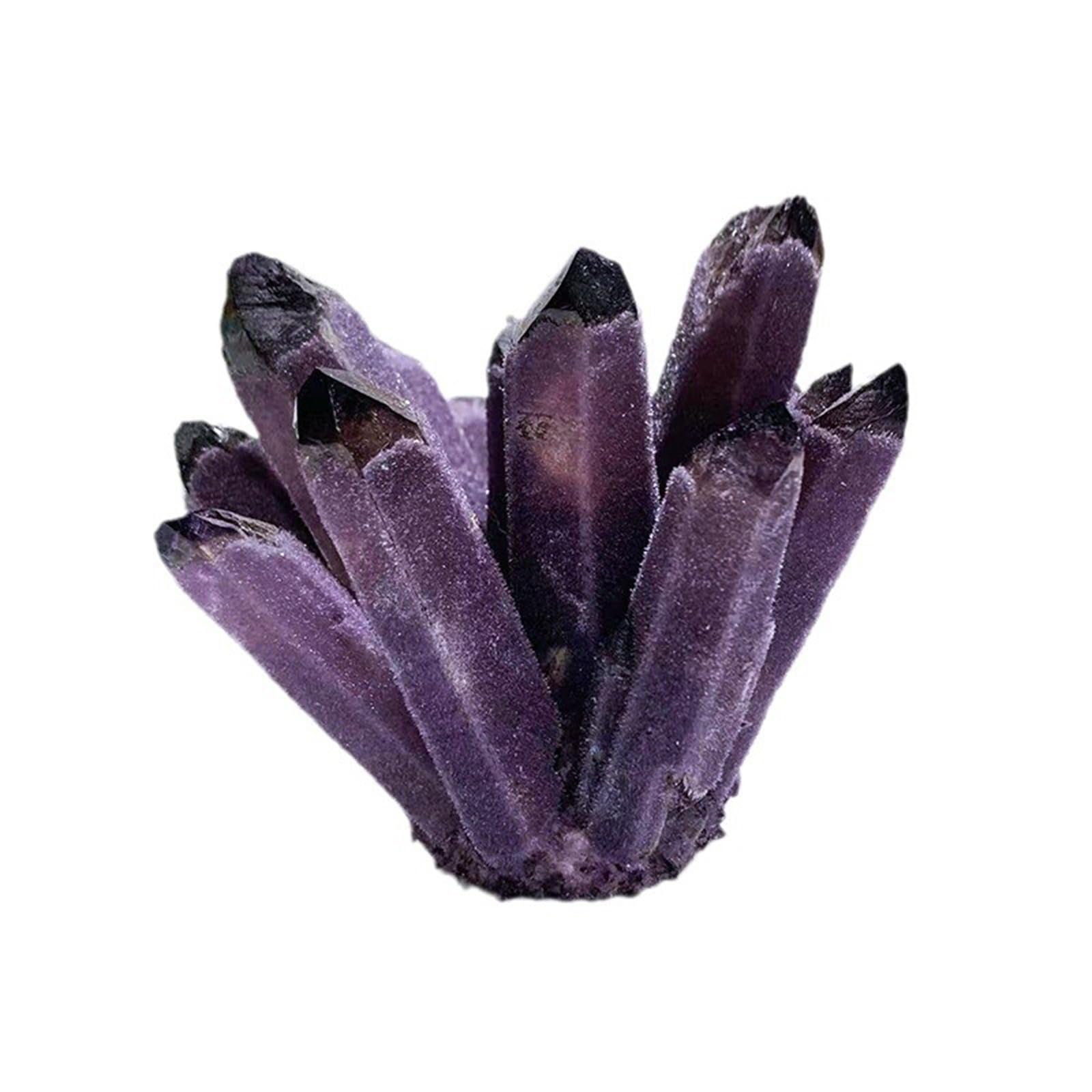 Hhhxkkuo Natural Amethyst Cluster – Raw Crystal Geode Specimen, Healing Amethyst Stone for Reiki, Meditation, Chakra Balancing,Home Decor,800~900g