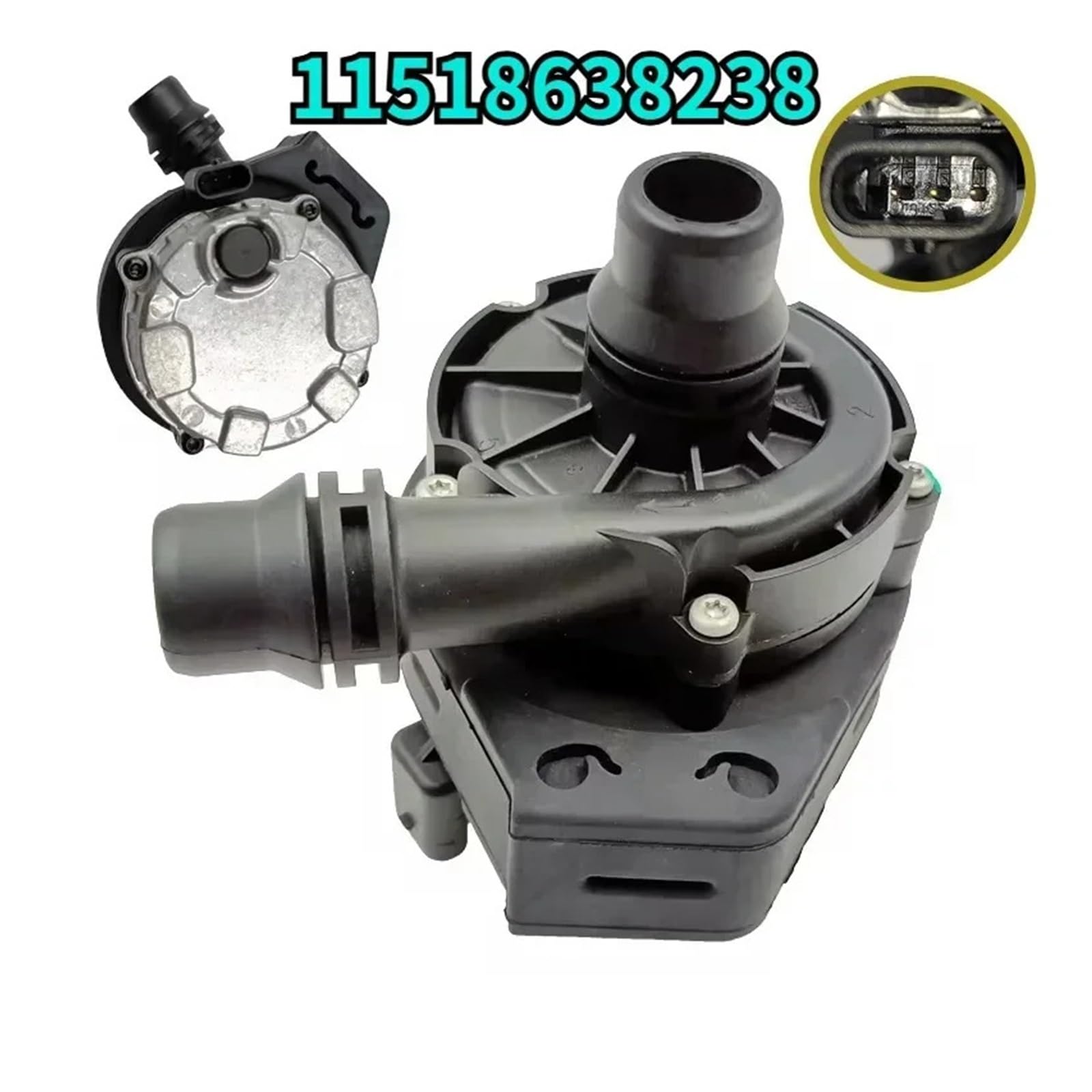 Pompa wody bezszczotkowa elektryczna do chłodzenia napędu, pasująca BMW 530e, XDrive 740e X 0392024064 8638238 11518638238 F elektryczna pomocnicza pompa wodna