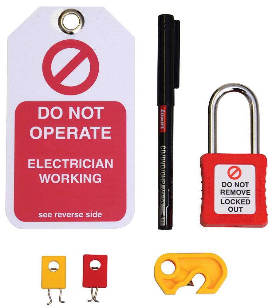 Kit de bloqueo, bloqueo, bloqueo tipo de dispositivo de bloqueo, protección personal y seguridad del sitio