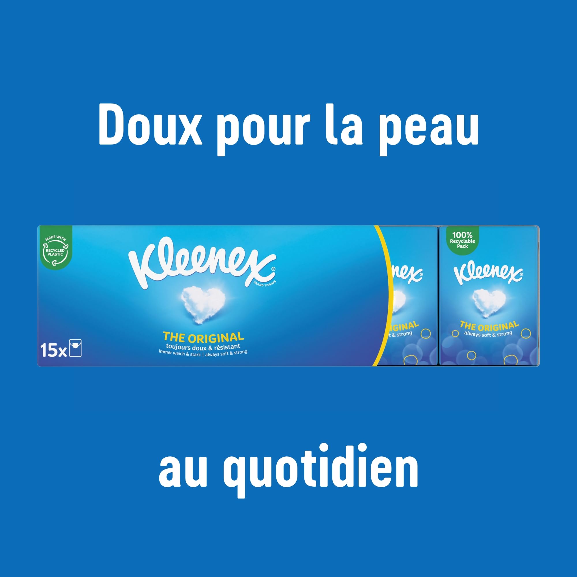 Mouchoirs Kleenex® Original Étuis Mini P15 (x20)