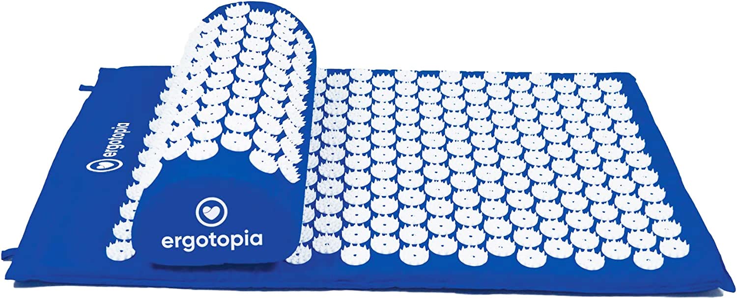 Ergotopia Akupressurmatte Massagematte mit Akupressurkissen