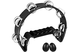 EastRock Tambourine: Handheld Rhythm for Adults and Kids