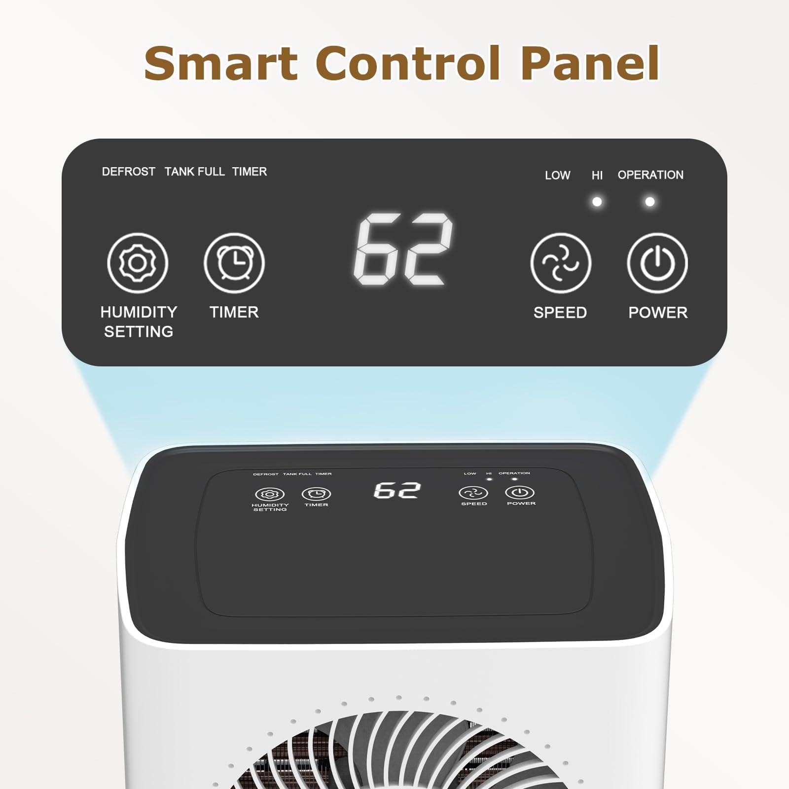 Deumidificatore COLAZE 12L/Giorno Con Serbatoio 2.5L - Silenzioso, Con Timer E Schermo LED - Per Stanze Fino A 30 Mq - Foto 9