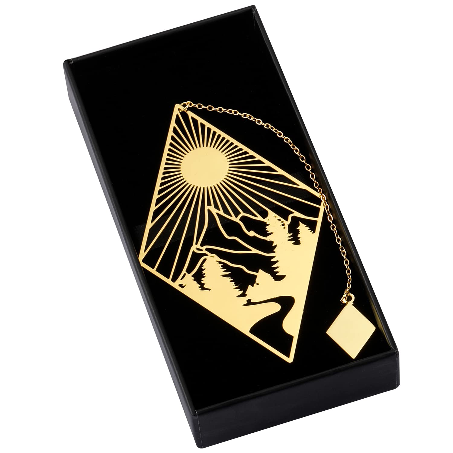 Marcapaginas, Marcapaginas de metal, HOMEMARS sol diseño oro hueco tallado marcador, regalos de jubilación, regalo de estudiantes de maestros, regalos de pareja, regalos de Navidad