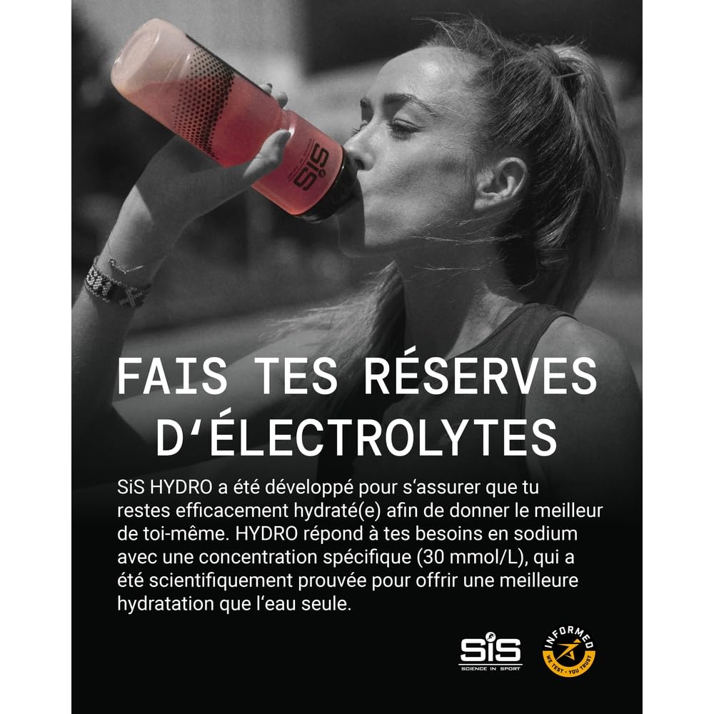 Science in Sport HYDRO Pastilles d’électrolytes 160 pcs. Baies - Vegan, Avec sodium, calcium, potassium & magnésium pour un équilibre électrolytique optimal (L'emballage peut varier)