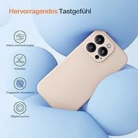 Vista 636 de Miracase Funda diseñada para iPhone 13 Pro Max con protector de pantalla, [forro de microfibra suave antiarañazos], funda protectora de silicona