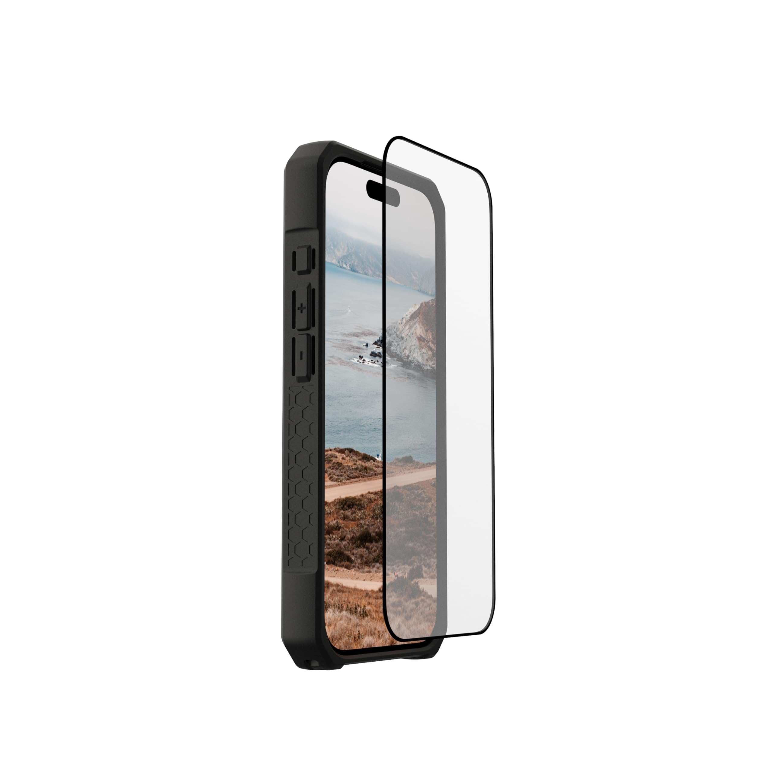 URBAN ARMOR GEAR Vetro protettivo per lo schermo iPhone 17 Pro | Vetro temperato doppiamente rinforzato | Perfetta aderenza | Resistente ai graffi | Rivestimento antimpronta