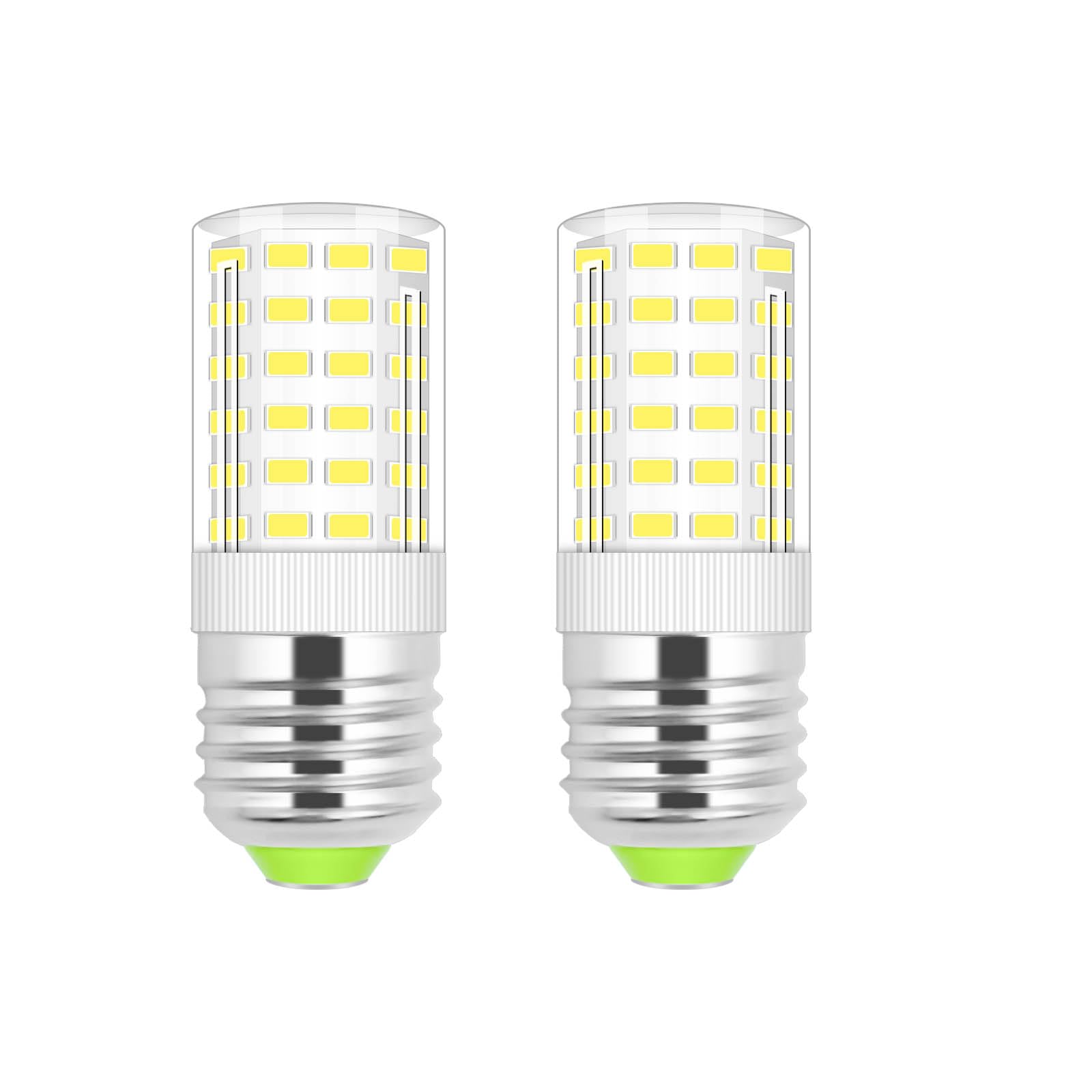 JINLONTA E27 LED Lampen 7W Mais Glühbirnen, Ersetzt 60W 70W 80W Halogenlampe, E27 Led Birnen Maiskolben Energiesparlampe Kaltweiß 6000K AC100-265V Nicht Dimmbar, 2er-Pack