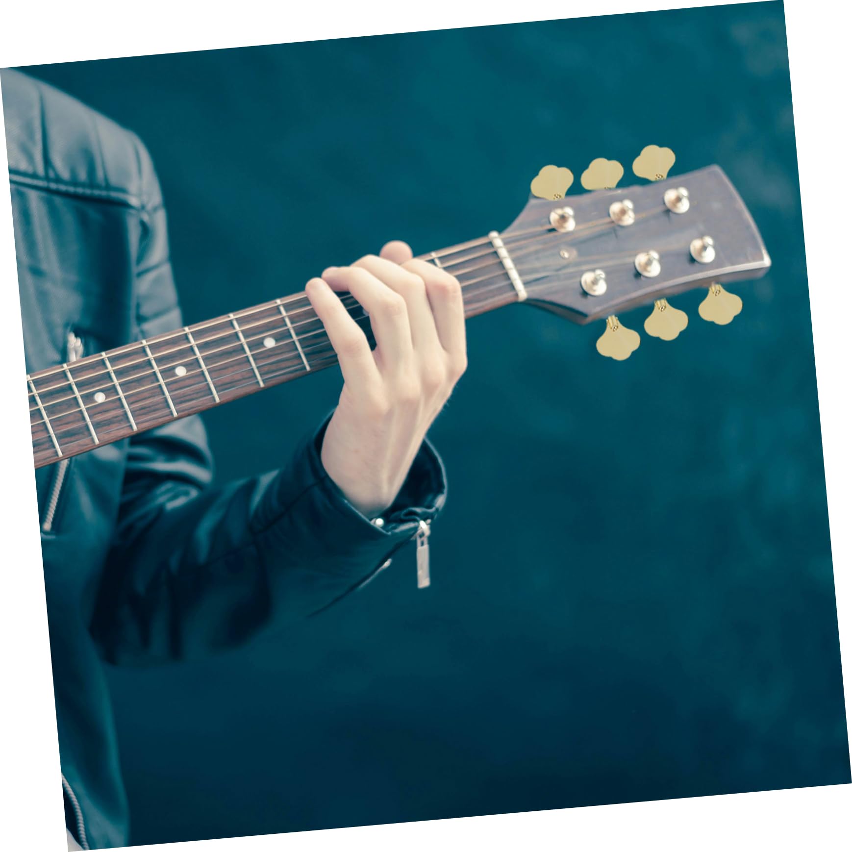 Levemolo Guitar Knobs Shell for Bass Guitar Tuning Pegs Strong Internal Gear for Easy Tuning