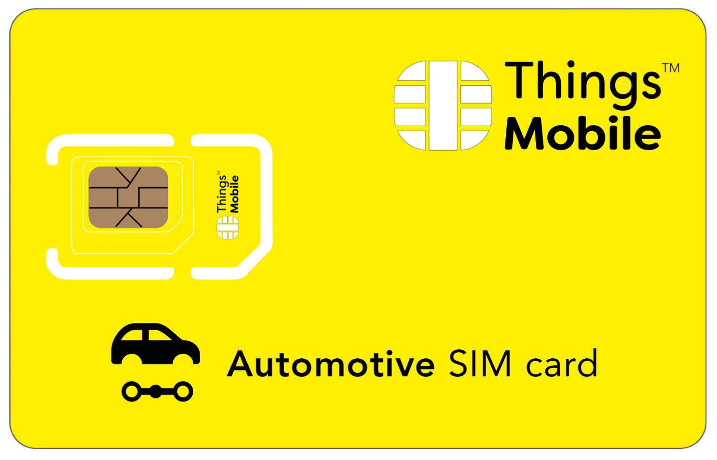 Tarjeta SIM para Tracker/LOCALIZADOR GPS DE VEHÍCULOS - Things Mobile - Cobertura Global, Red multioperador GSM/2G/3G/4G, sin costes fijos, sin vencimiento. 120€ de crédito Incluido