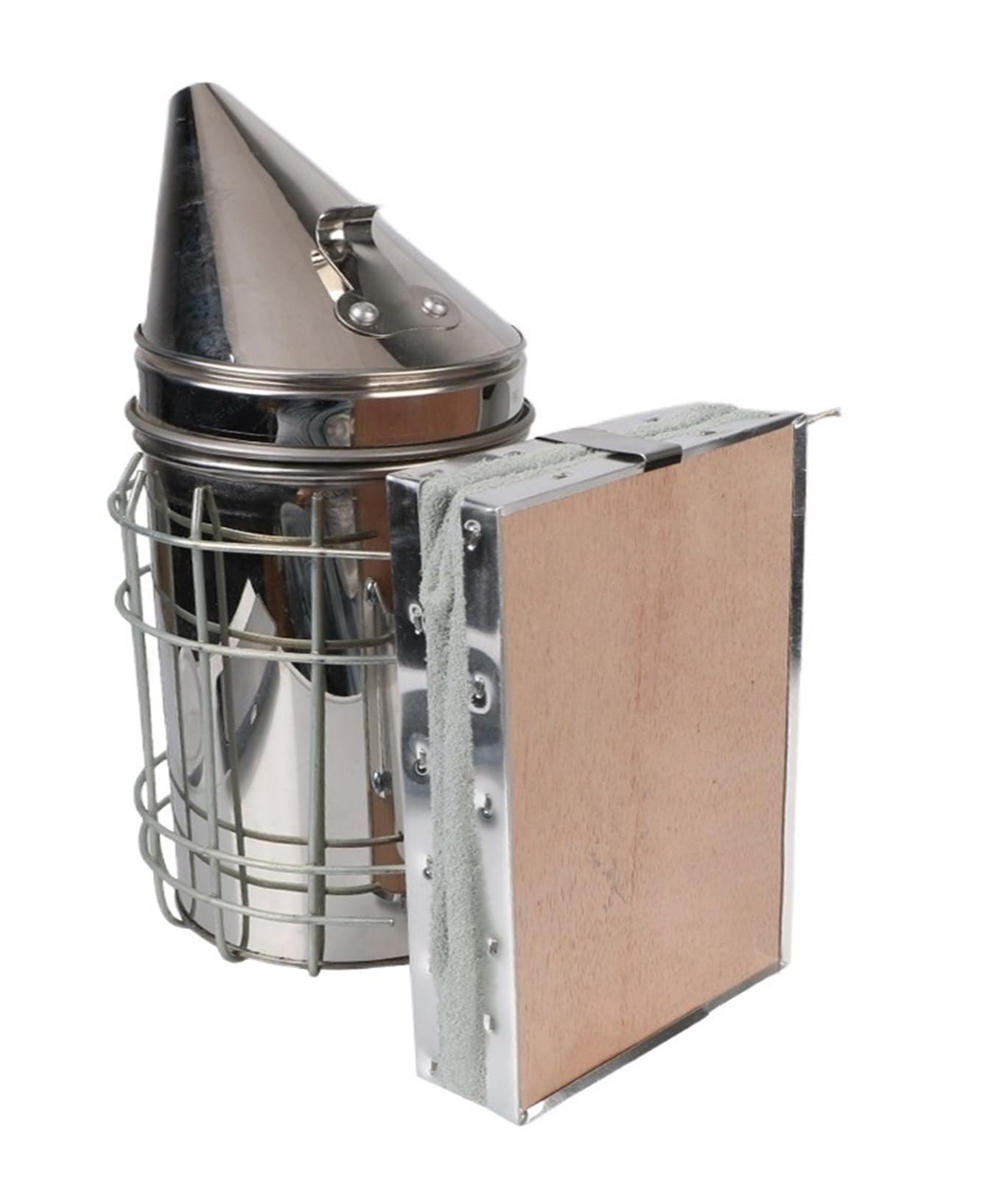 Zxzzas One Color 1Pcs Stainless Steel Bee Smoker Sprayer Expeling Bees Beekeeper Dedicated Apiculture Beekeeping Equipment With Bee Smoke Bombs For Beekeeping
