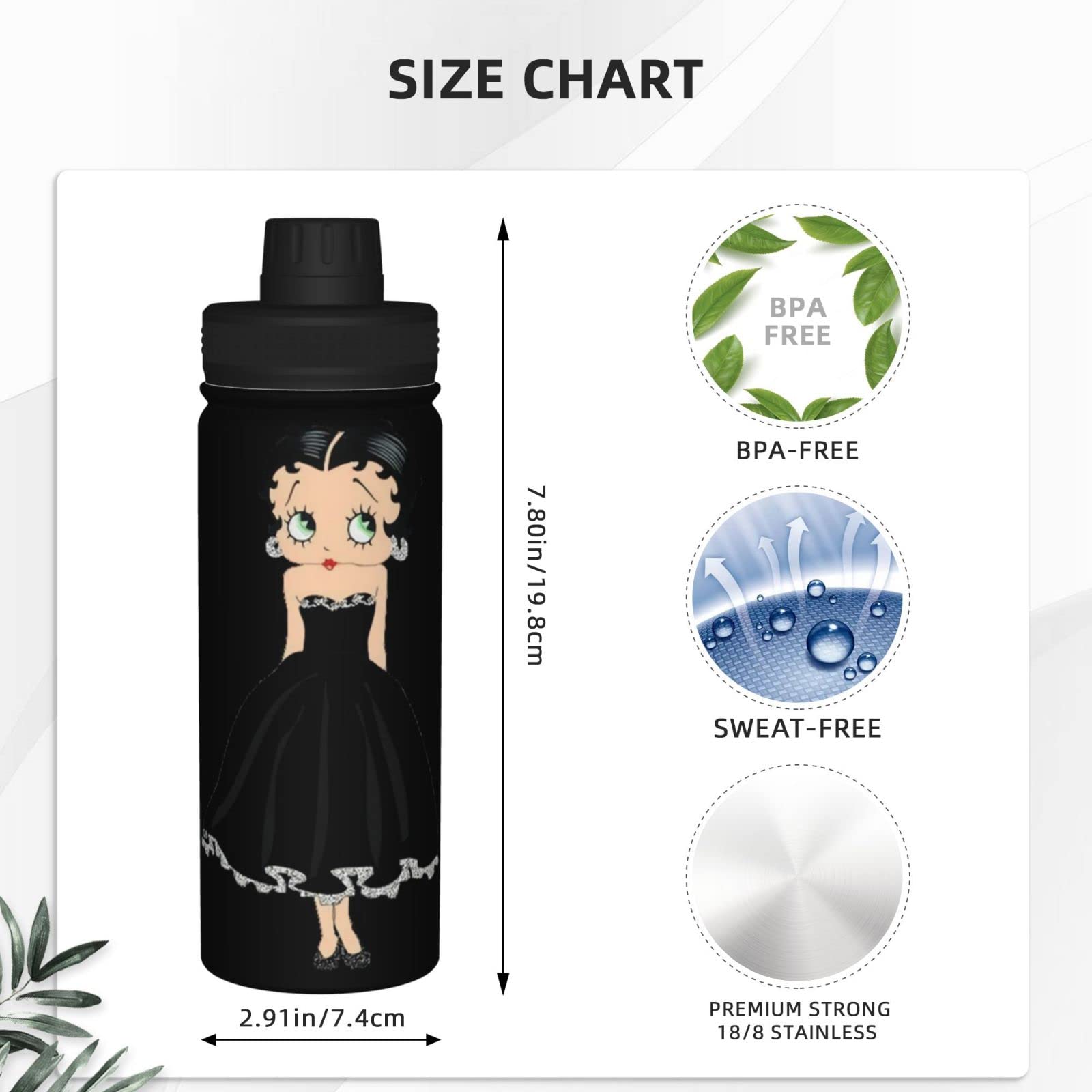 ベティブープ Amazon | ベティちゃん ベティ ブープ(1) アニメ 水筒 真空断熱 保温