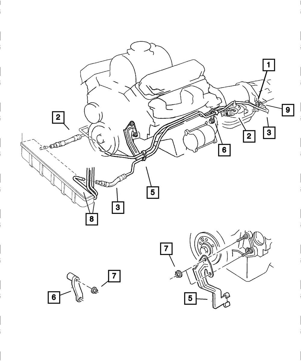 Mopar 7/8" x 1.25" Stainless Steel Hex Nut (1 Piece)
