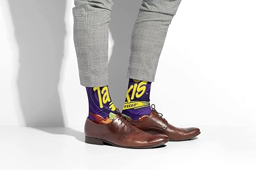 Miniatura 7 de Calcetines deportivos unisex para hombre, locos, divertidos, 3D, coloridos y atléticos