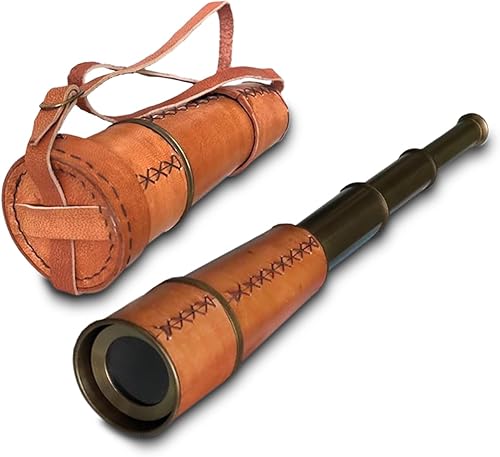 NauticalMart Telescopio náutico antiguo de latón - 18 pulgadas de largo