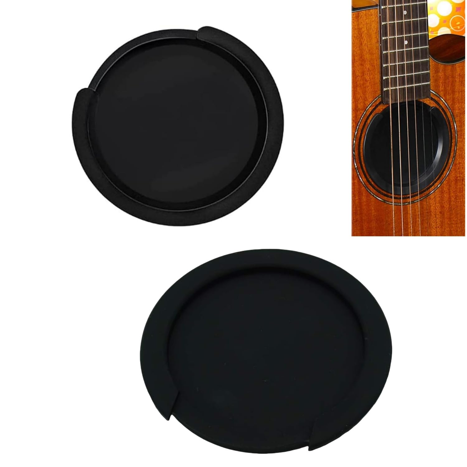 Gitarren Schalllochabdeckung,2 Stück Schalllochabdeckung für