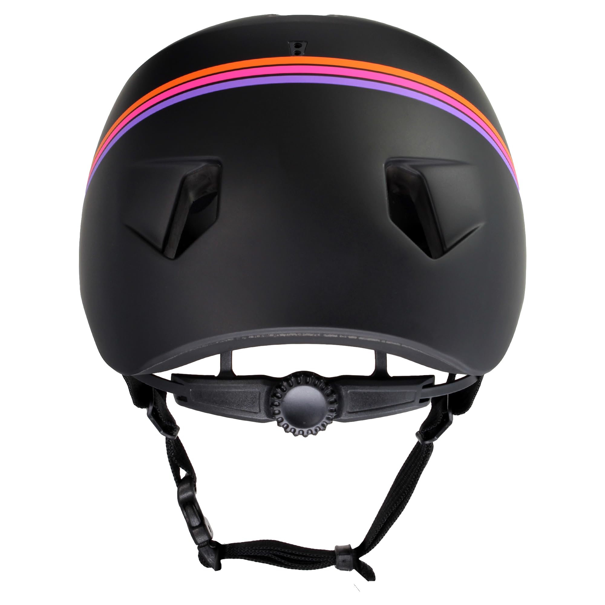 BERN Nino Razor Kids Bike & Skate Helmet – XS/S – Matte Black Yellow Sunset – Flip Visor, Lightweight, Multi-Sport Protection, Adjustable Fit for Boys & Girls : Sports & Outdoors