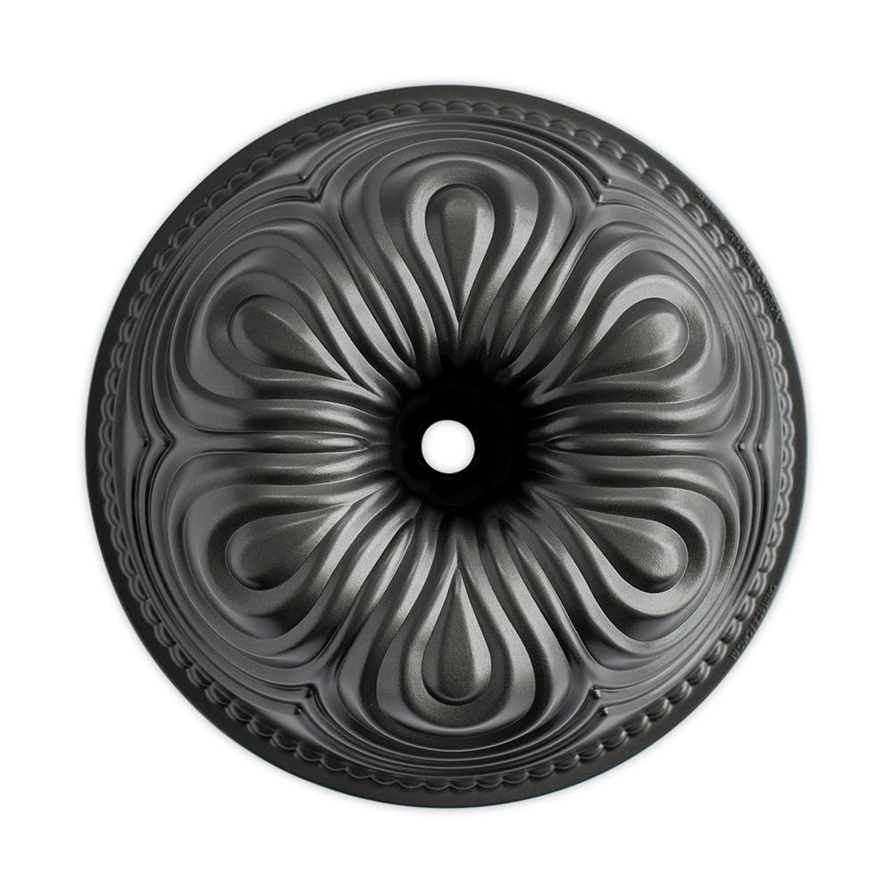 NordicWare Hochwertige Gugelhupfform, Aluminium, Gold, 24,9 x 24,9 x 9,7 cm, 1 Einheiten