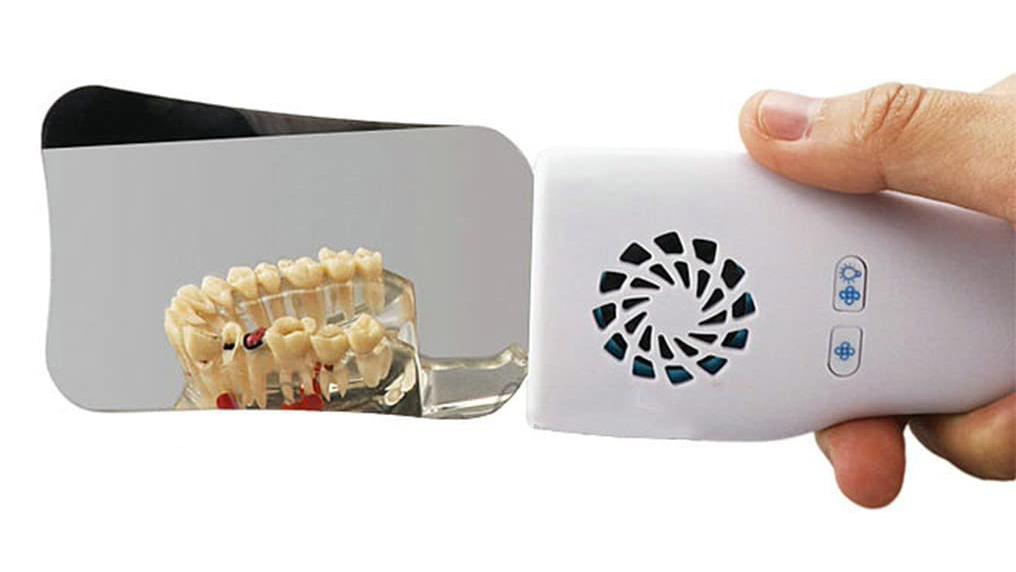 Specchi fotografici in vetro intraorale dentale 2 lati riflettore