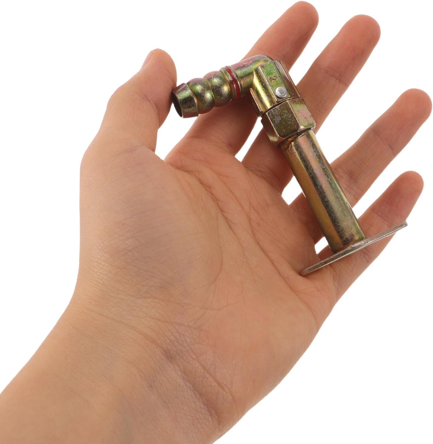 Ipetboom Gas Burner Inlet Fitting, Gas Pipe with Adapter for Cooktop